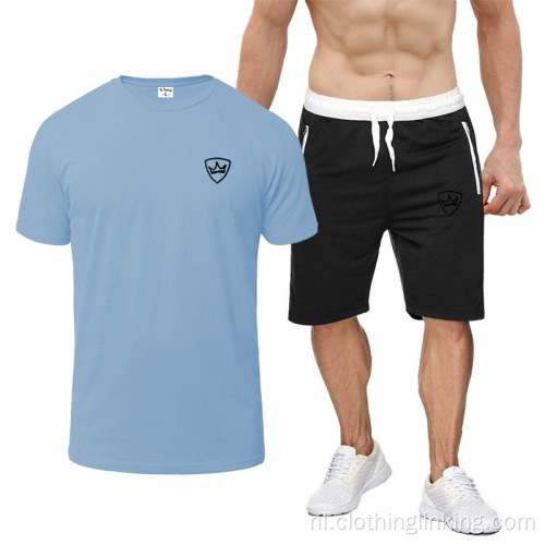 T-shirts met korte mouwen en shorts Zomer Activewear
